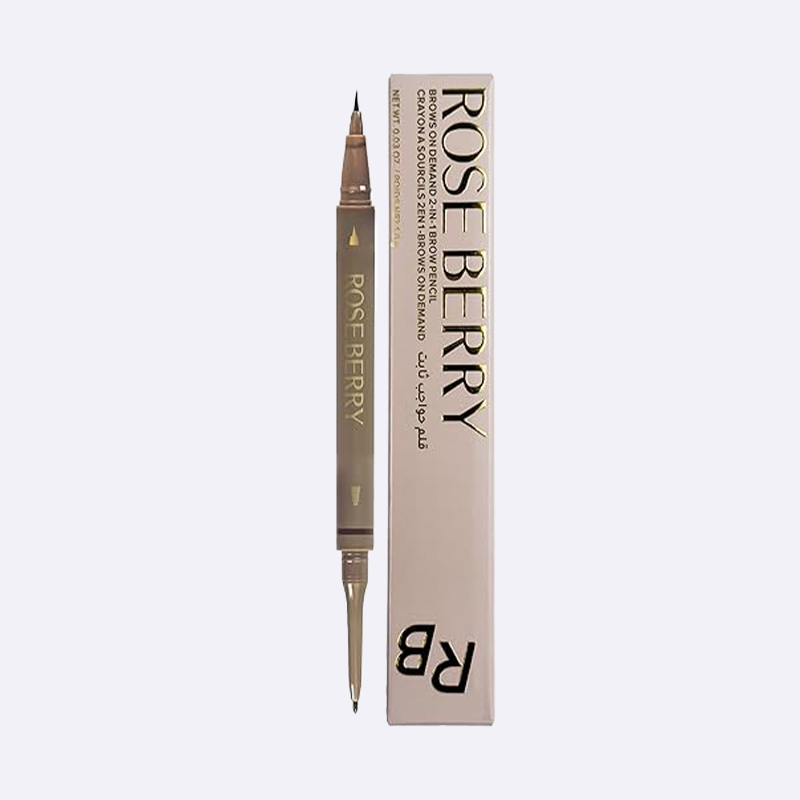 Rose Berry Brows On Demand 2-in-1 Brow Pencil