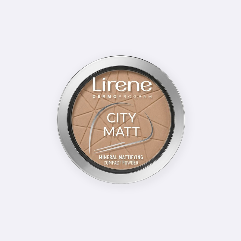 Lirene City Matt Mineral Mattifying Compact Powder