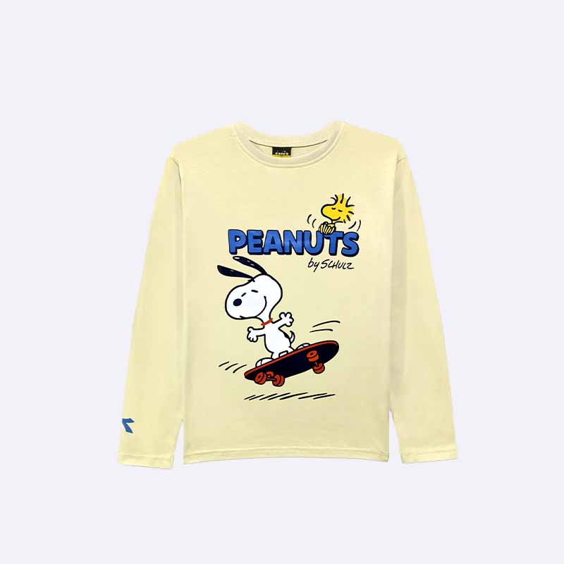 Peanuts Snoopy Skateboard Long Sleeve Tee