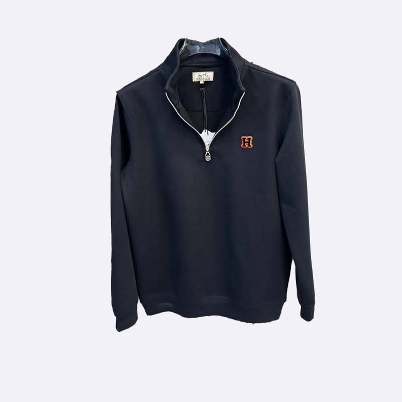 Quarter-Zip Monogram Sweatshirt