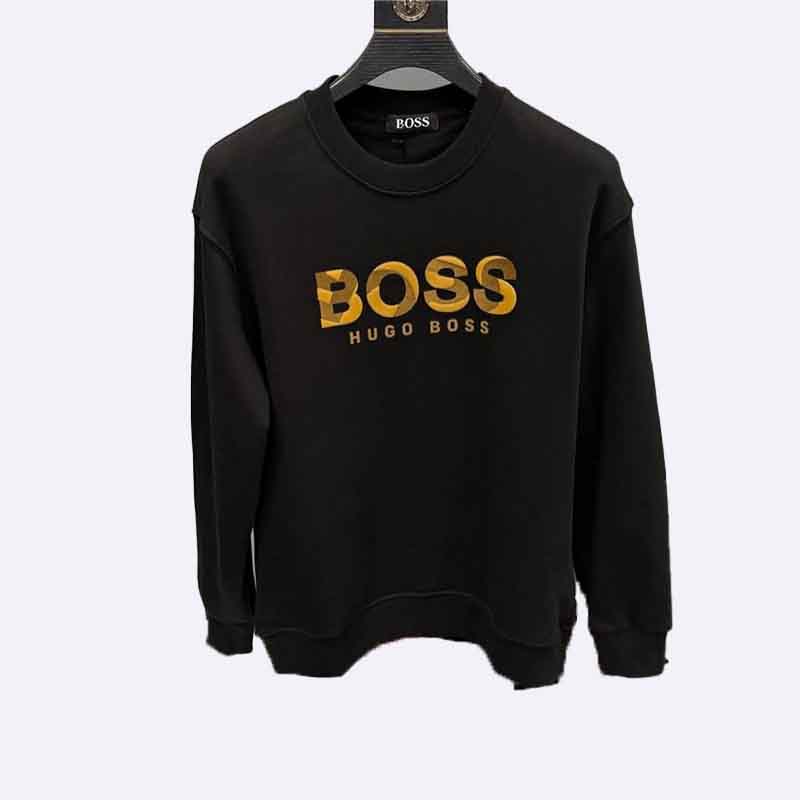 Patterned Logo Sweatshirt