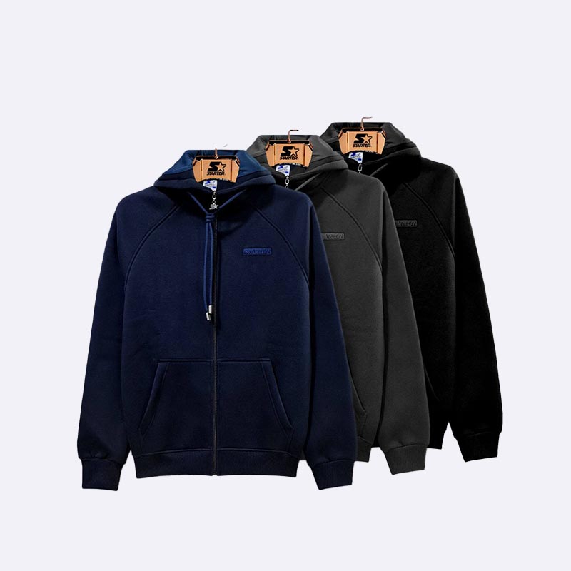 Men's Zip-Up Fleece Hoodie