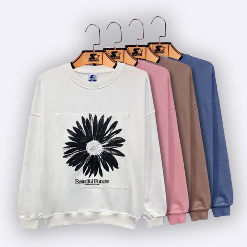 Women's 100% Cotton Graphic Sweatshirt