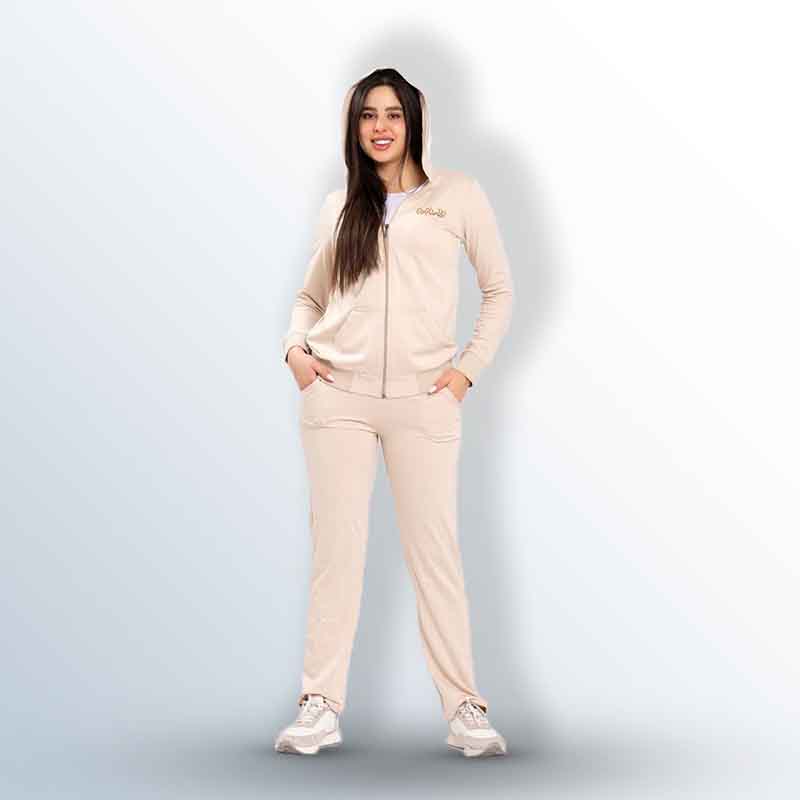 Women's Cotton Zipper Pajamas