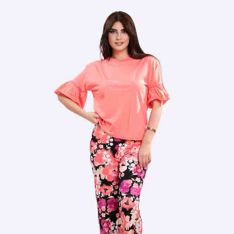 Women's Floral Print Pajama Set