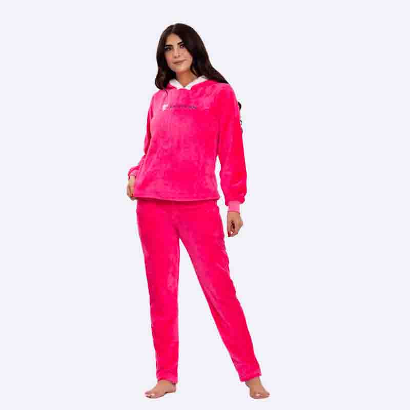 Rosy Plush Lounge Set