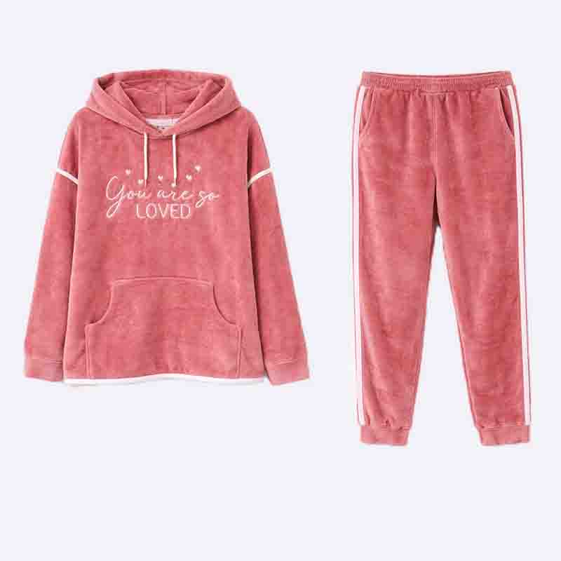 Cozy Plush Lounge Set - 'You Are So Loved'