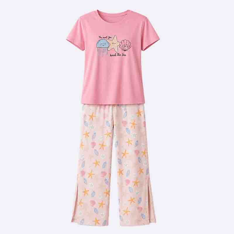 Printed Pajama Set