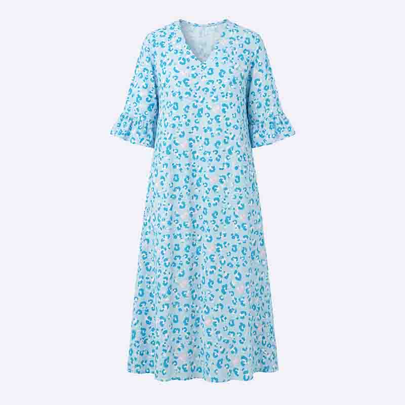 Printed Midi Dress