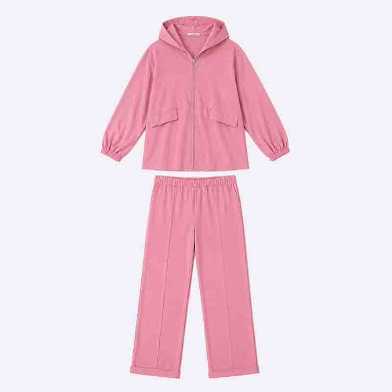 Rayon Hooded Pajama Set