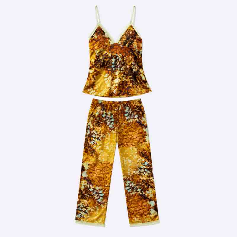 Viscose Printed Pajama Set