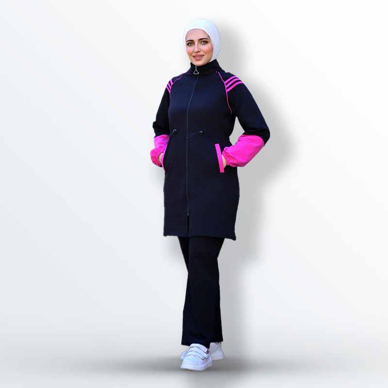 Casual Athletic Jacket and Pants Set