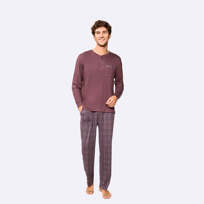 Men's Velvet Fleece Pajama Se