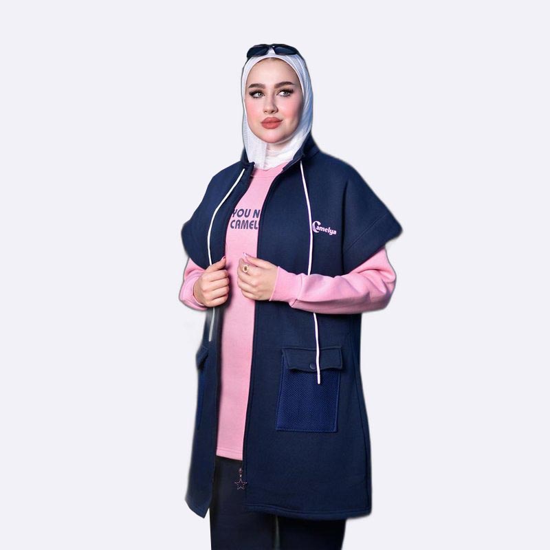 Women's 3-Piece Fleece Pajama Set with Sleeveless Vest