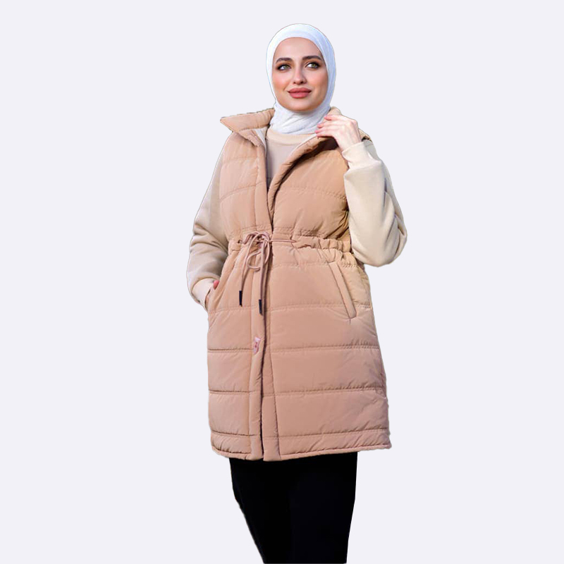 Women's Three-Piece Padded Vest Outfit