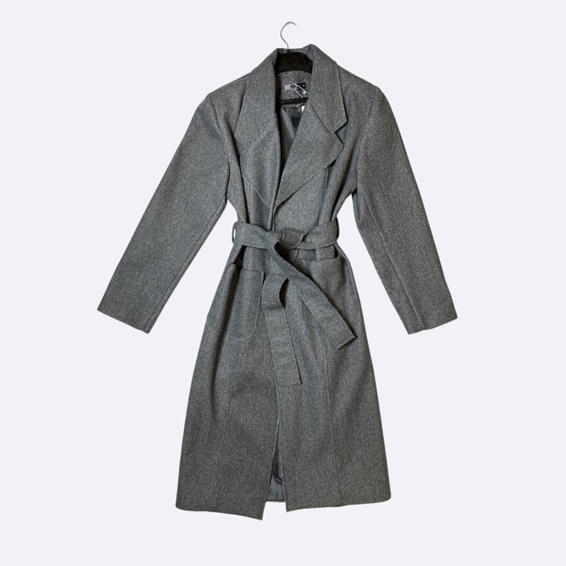 Women's Classic Wrap Wool/Cashmere Coat