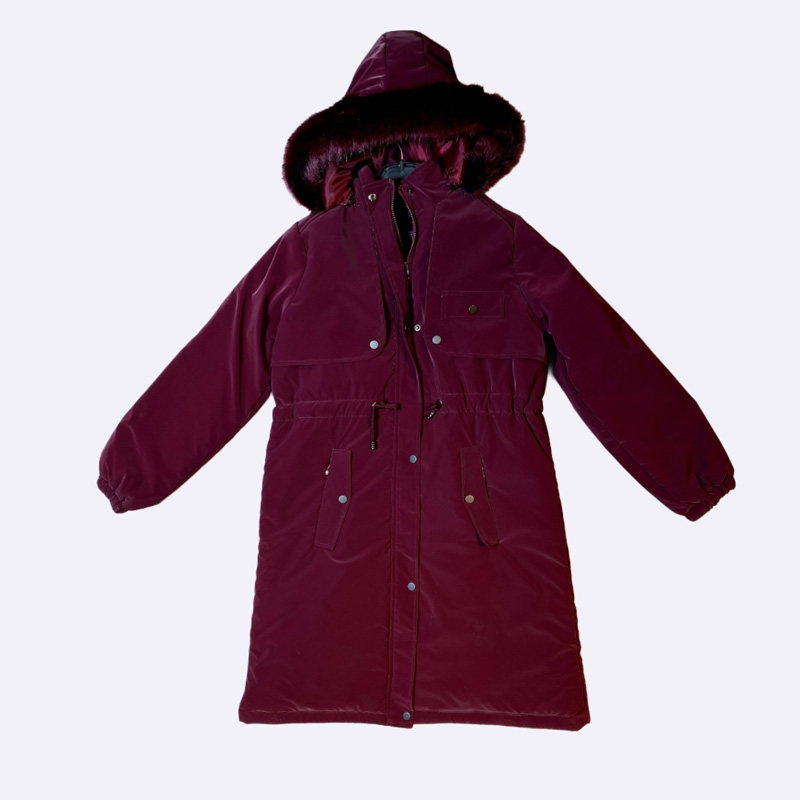 Long Hooded Winter Coat