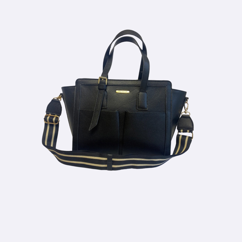 Structured Top Handle Satchel Bag