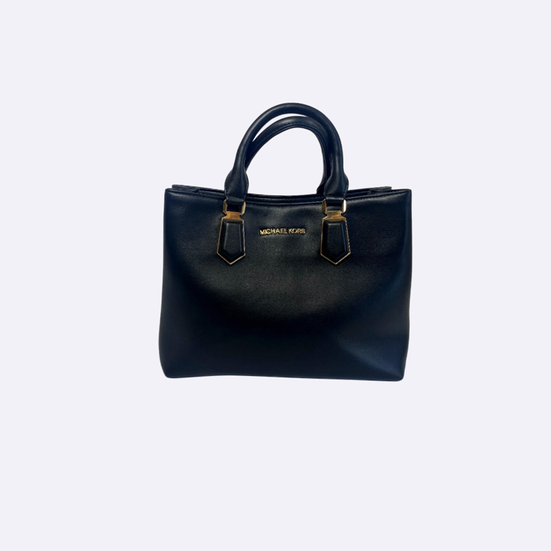 Michael Kors Style Logo Pattern Top Handle Bag