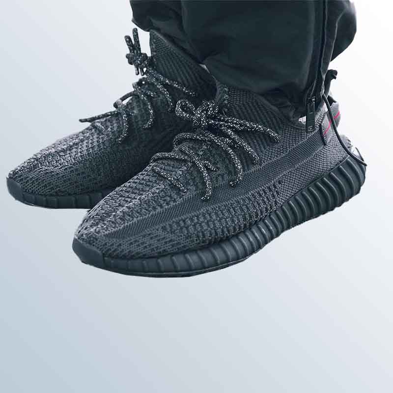 Yeezy Boost 350 V2 Color Black Lace Reflective