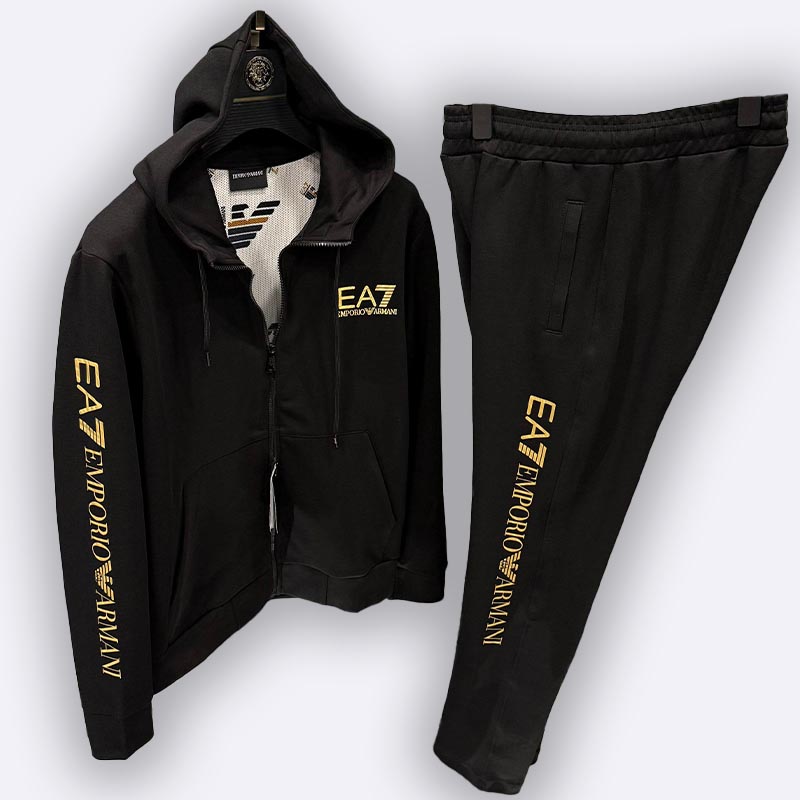 EA7 Emporio Armani Logo Zip-Up Tracksuit