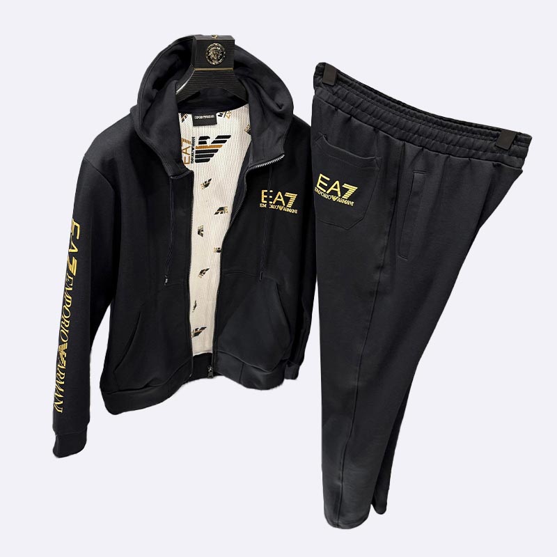 EA7 Emporio Armani Logo Zip-Up Tracksuit