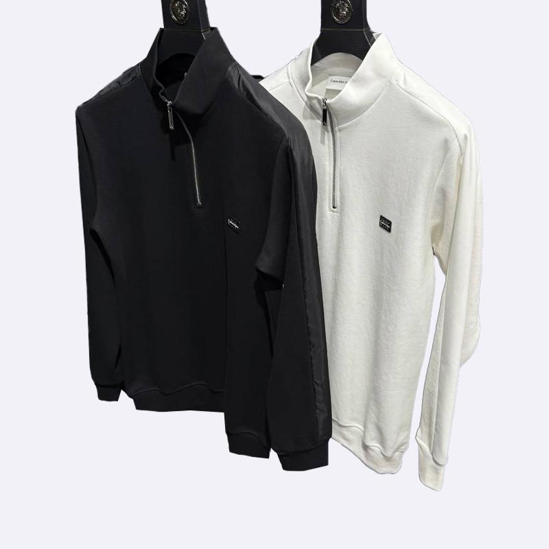 Calvin Klein Jeans Quarter-Zip Sweatshirt