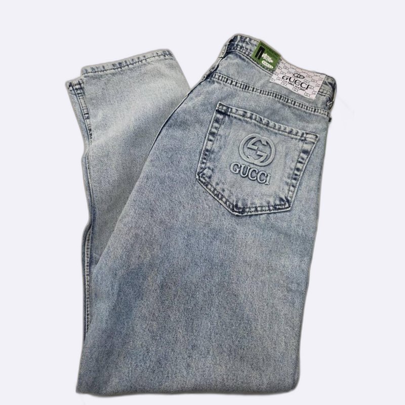 Gucci Interlocking G Logo Jeans