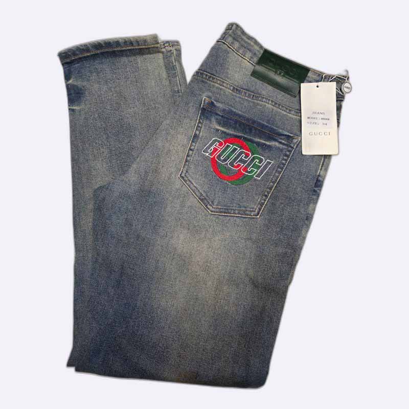 Gucci Logo Denim Jeans