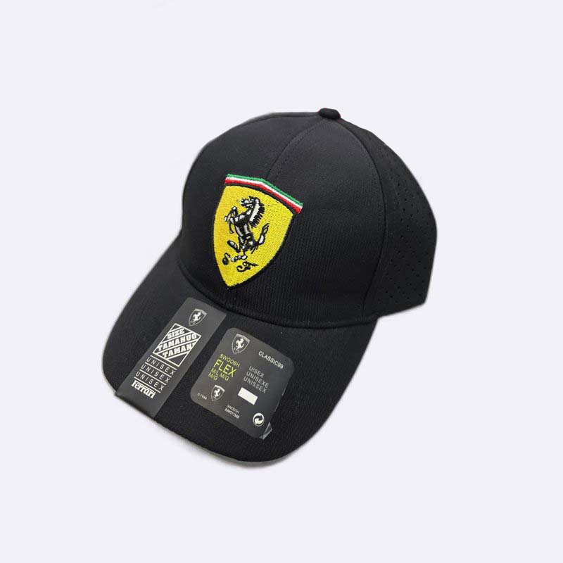 Ferrari Classic Men Flex Cap Black