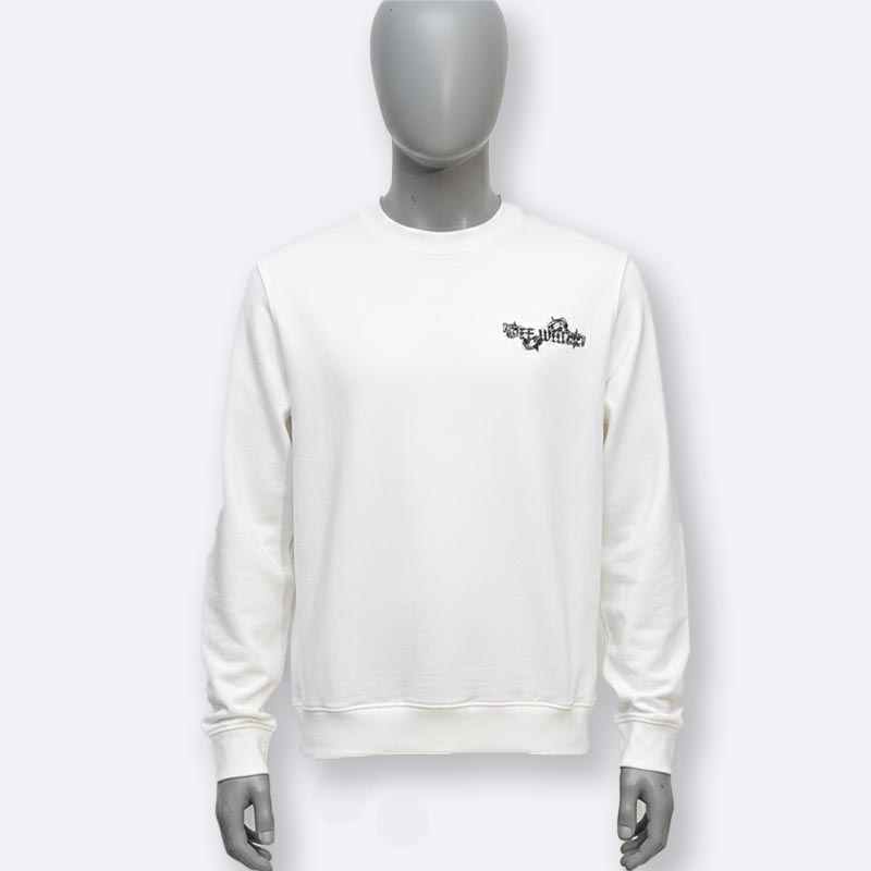 Elegant Cream DG Logo Sweatshirt