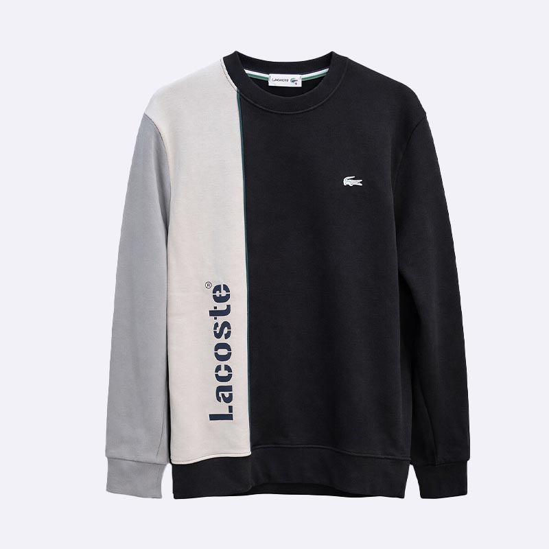 Lacoste Color Block Crewneck Sweatshirt