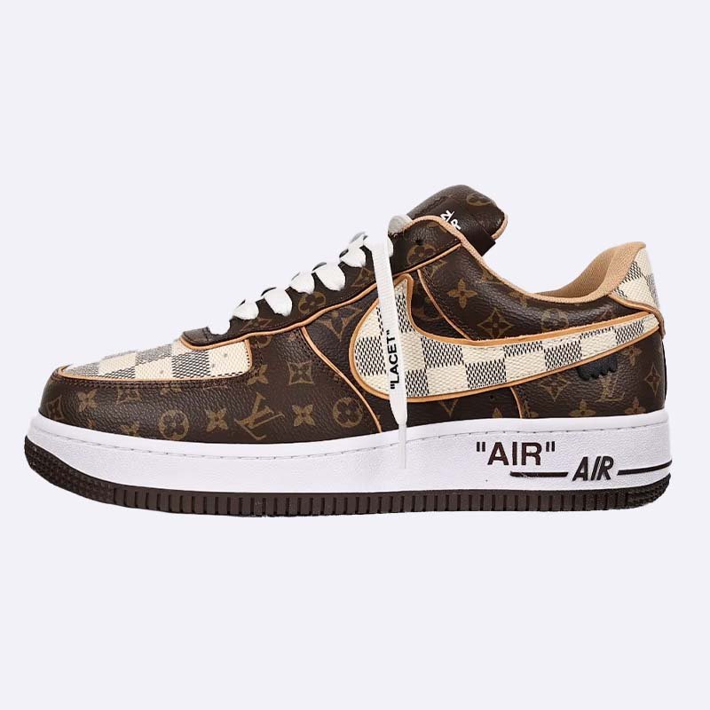 Louis Vuitton Air Force 1 Custom Sneakers