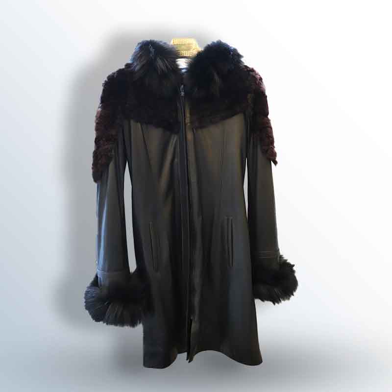 Fox Fur Jacket with Nutria