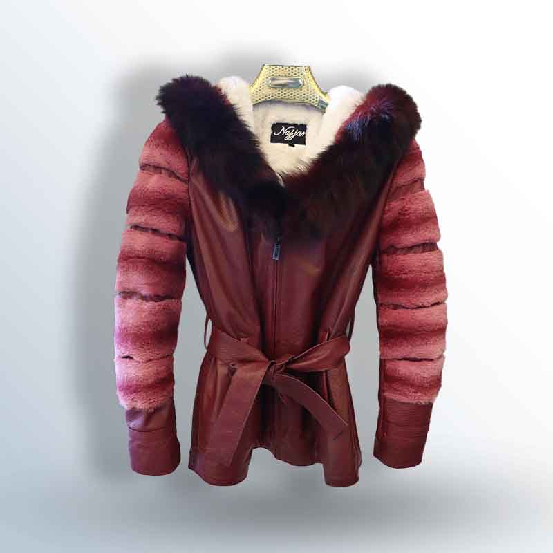 New Tela Fox Fur Jacket with Rex Muzzle