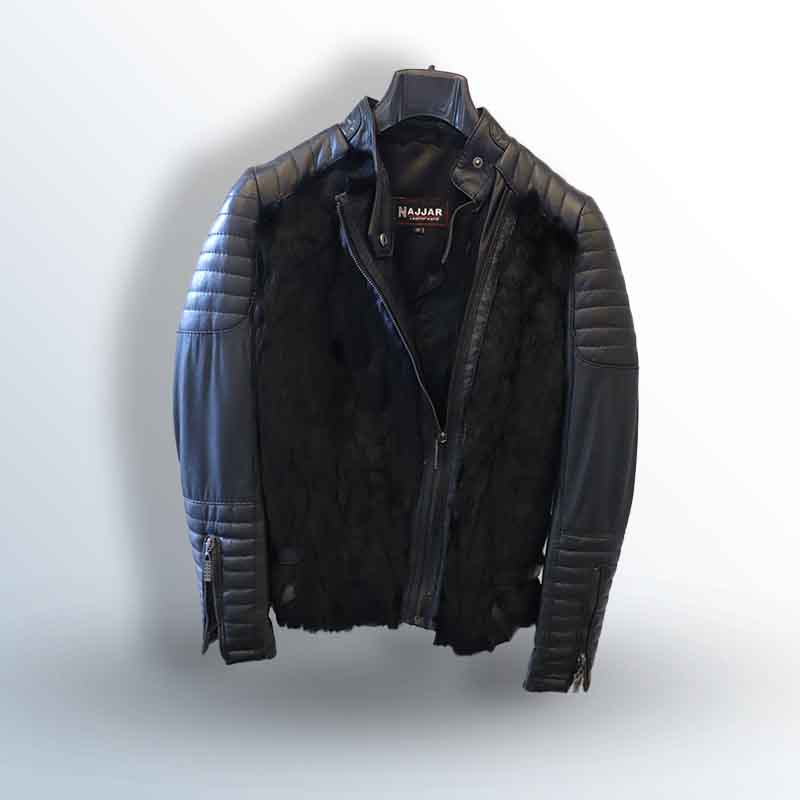 Harley Jacket with Natural Fur