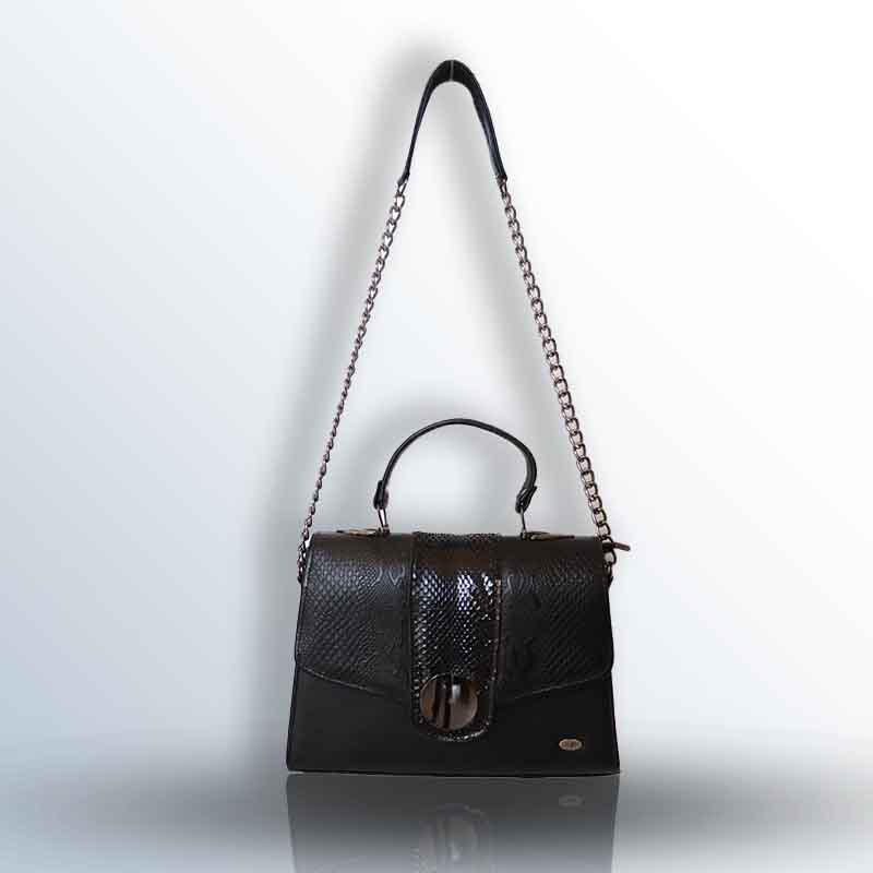 Natural leather women's bag