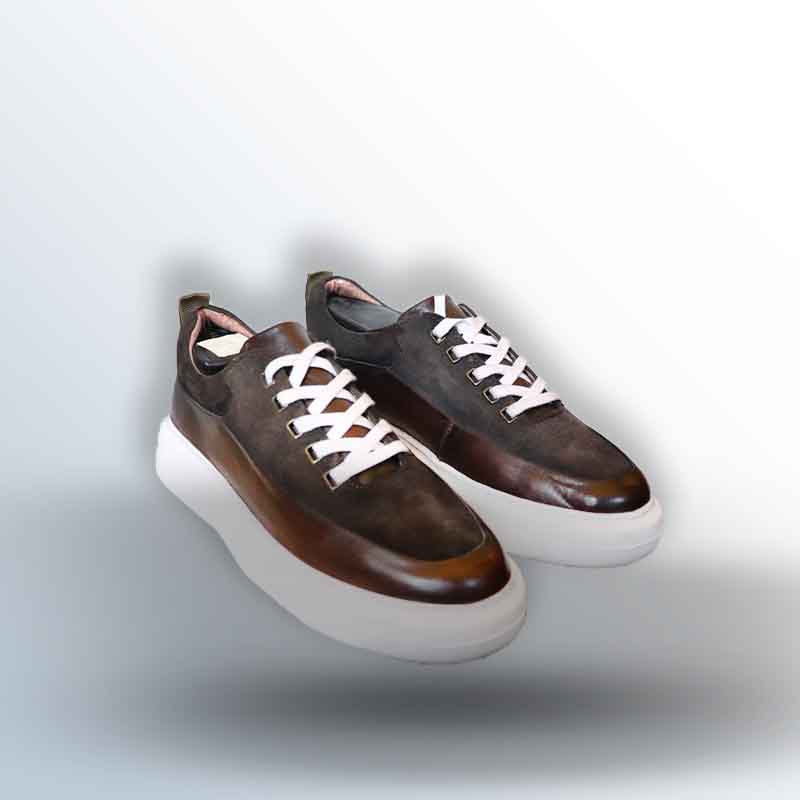Leather men's shoes