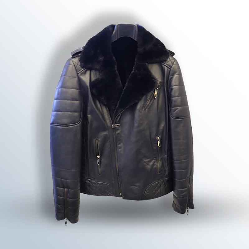 Harley Jacket with Faux Fur Lining