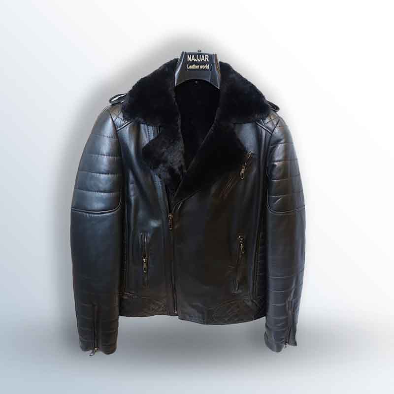Harley Jacket with Faux Fur Lining
