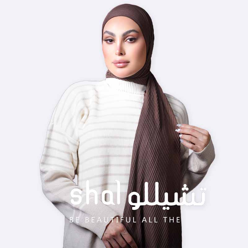 Kuwaiti striped selina 2 Hijab