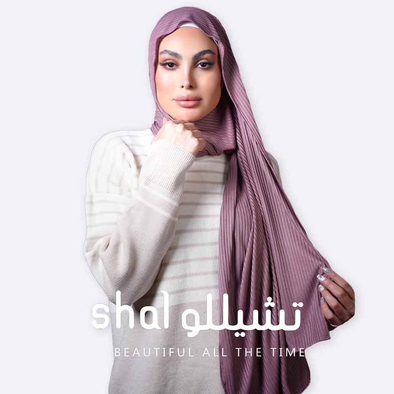 Kuwaiti striped selina 2 Hijab