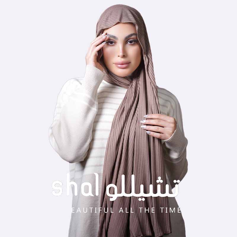 Kuwaiti striped selina 2 Hijab