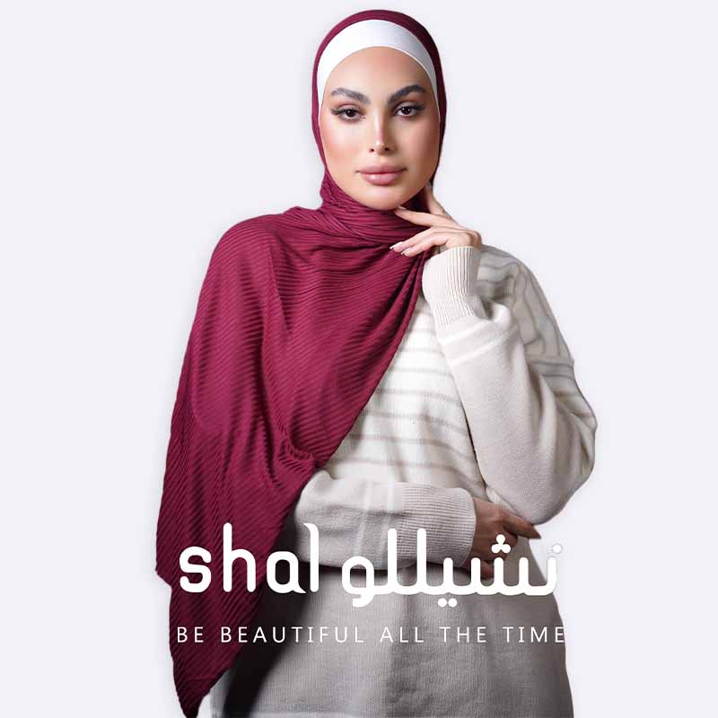 Kuwaiti striped selina 2 Hijab