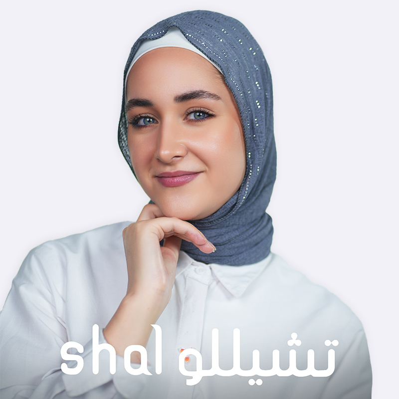 katy stras double line hijab