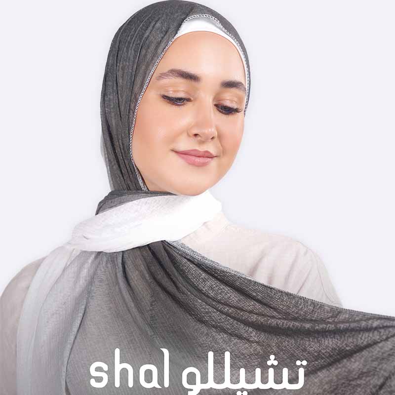 katy ombre wavy hijab