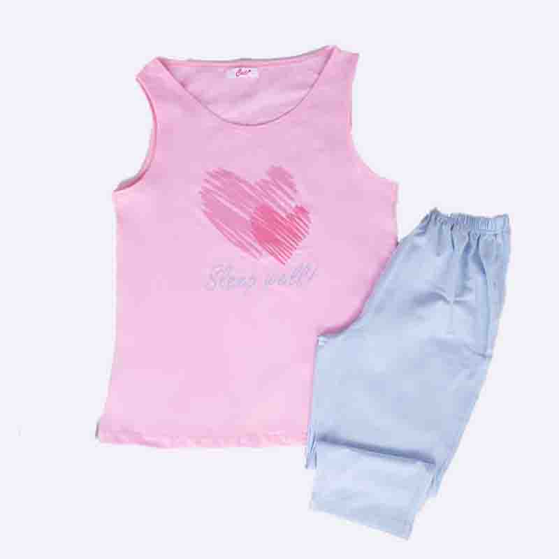 Sleeveless Pyjama Set