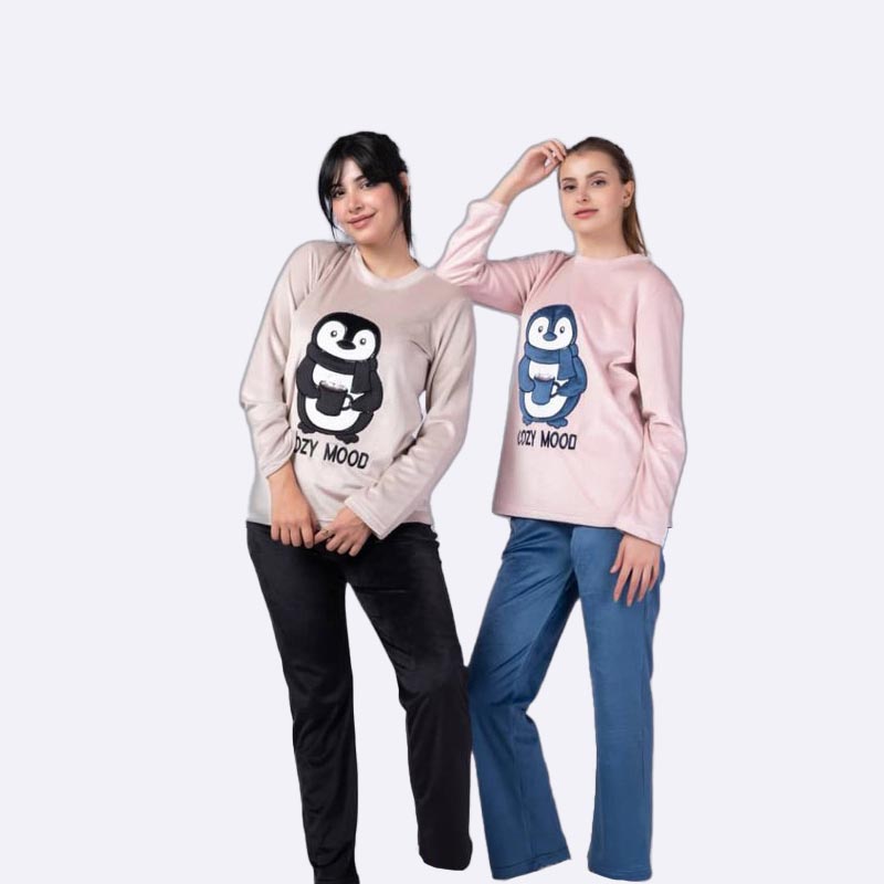 Cozy Penguin Pajama Set