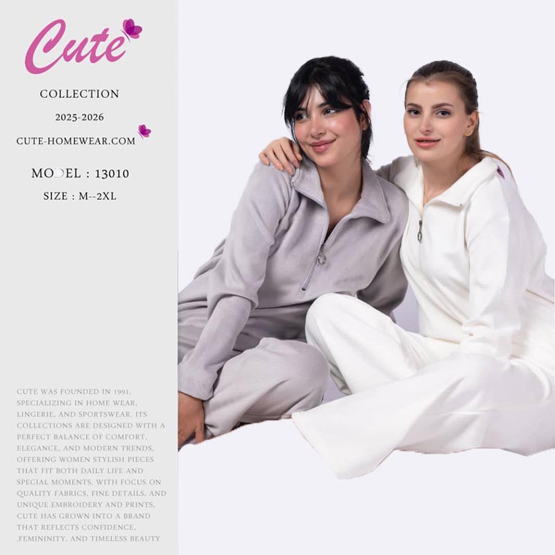 Cute Women's Fleece Lounge Set