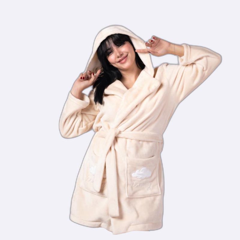Dreamy Cloud Hooded Robe